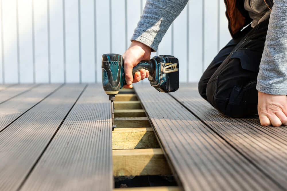 Install your low-maintenance composite deck.