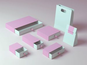 Pink retail Boxes