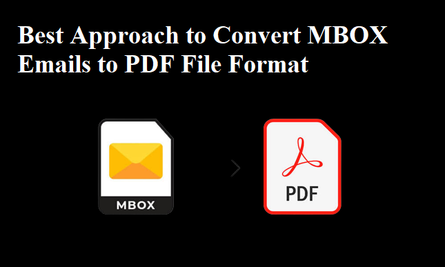 convert mbox emails to pdf file