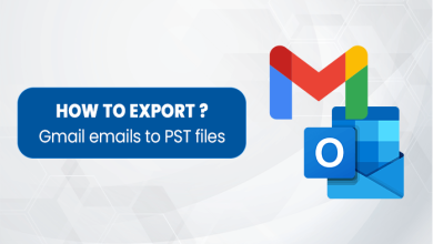 export gmail emails to pst