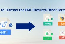 transfer eml files into other formats