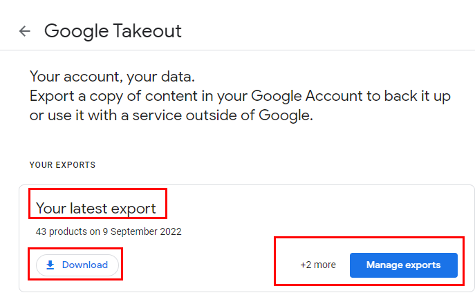 Download Google Drive Data