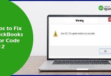 Fix QuickBooks Error 1612 - Featured Image