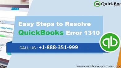 Fix QuickBooks Error Code 1310