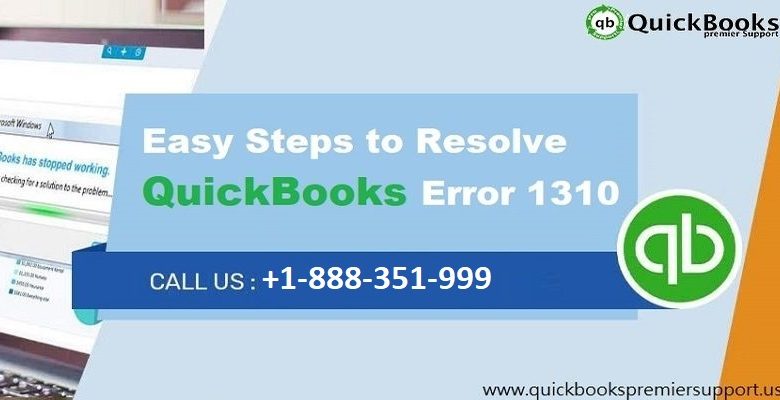 Fix QuickBooks Error Code 1310