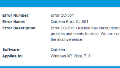 QuickBooks Error CC 501