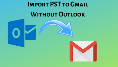 Import Outlook PST File into Gmail Account