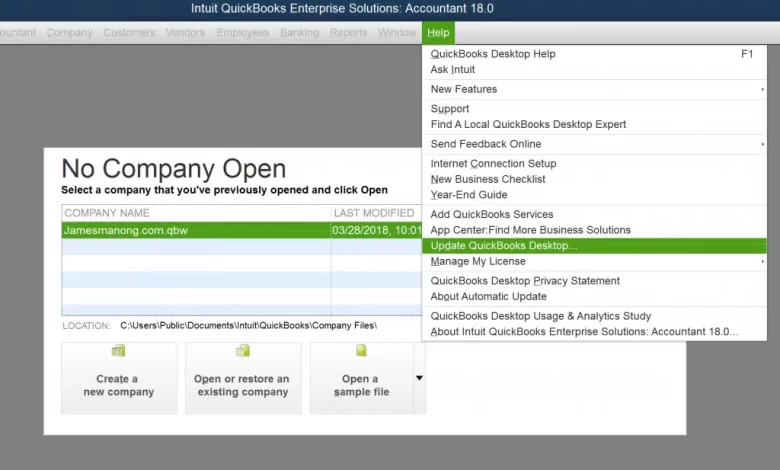 QuickBooks error 6012 1061