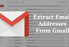 Extract Email Addresses from Gmail