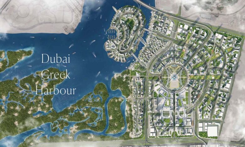 Dubai creek harbour location